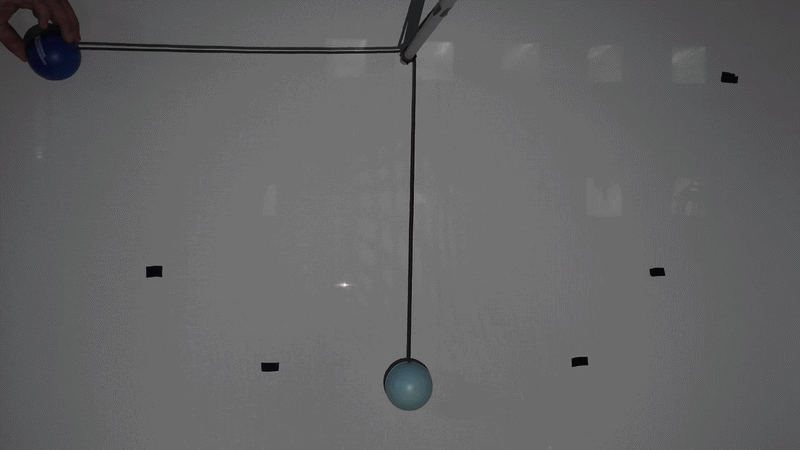 Two Pendulums (One Static)